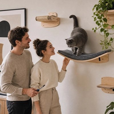 Hamac pour Chat chat heureux