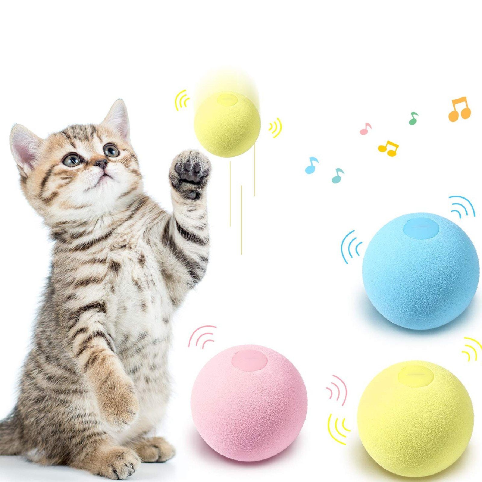 SmartBall™ - Balle intelligente d'apprentissage pour chat - Liberte123